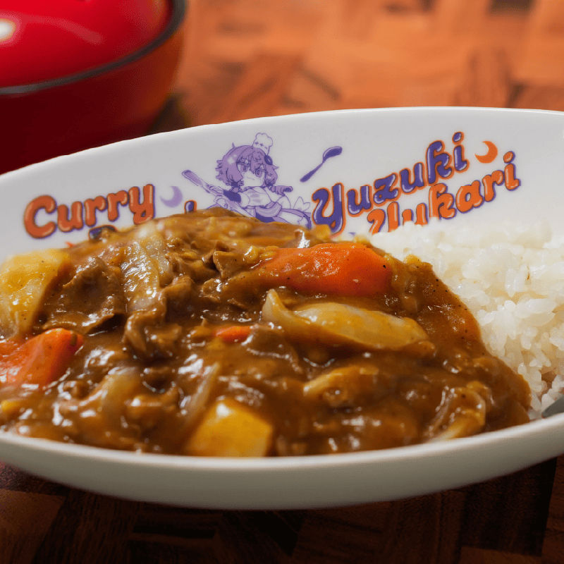 結月ゆ カレー皿