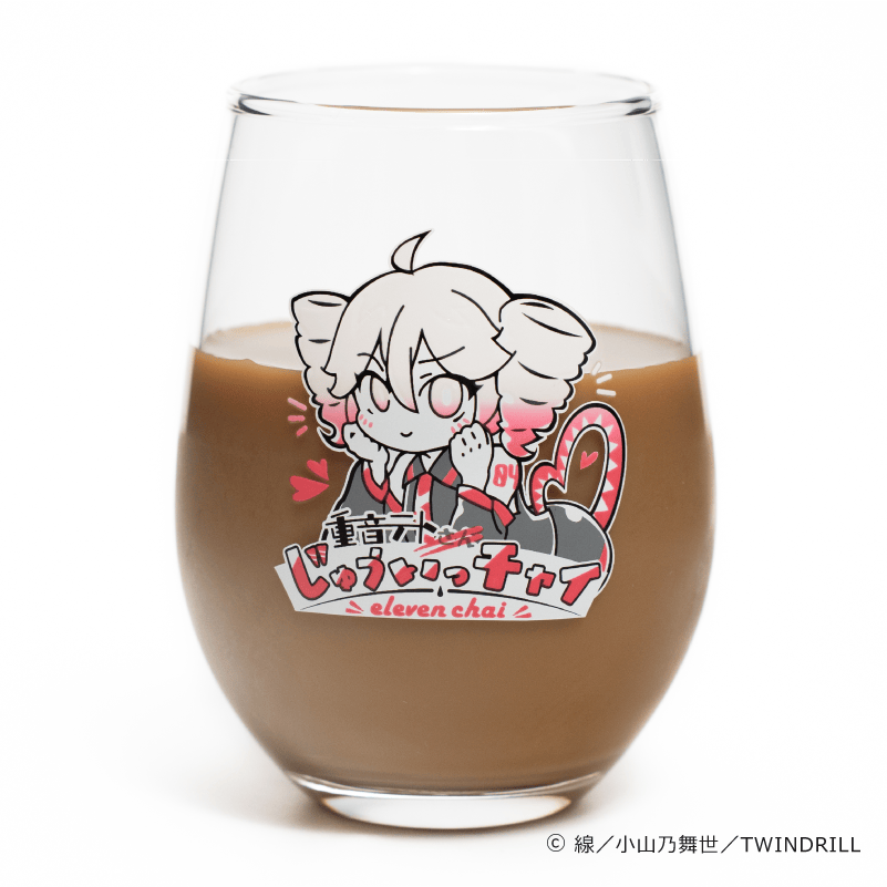 重音テトさん じゅういっチャイ＆グラスセット